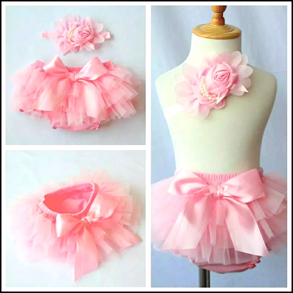 Baby Pink Bloomers Set 💗 (NEW)